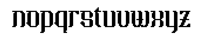 Morglitch Font LOWERCASE