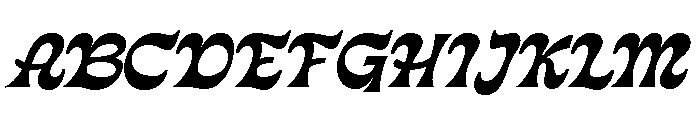 Morheim Regular Font UPPERCASE