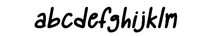 Mori Handwritten Bold Italic FONT