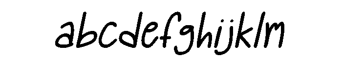 Mori Handwritten Italic FONT