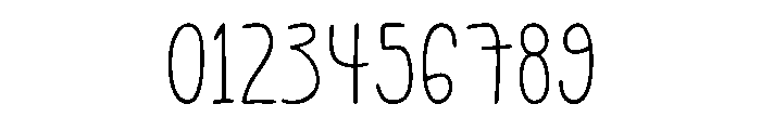 Mori Handwritten Thin Font OTHER CHARS