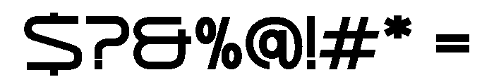 Morian Regular Font OTHER CHARS
