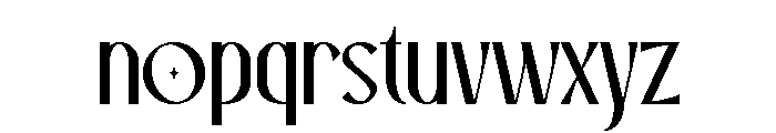 Morigs Font LOWERCASE