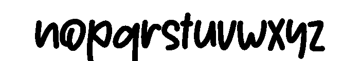 Moriyo Font LOWERCASE