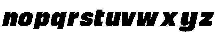 Morlen Italic Font LOWERCASE