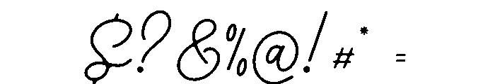 Morlintado Font OTHER CHARS