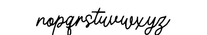 Morlintado Font LOWERCASE