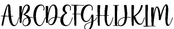 Mormon Awesome Script Font UPPERCASE