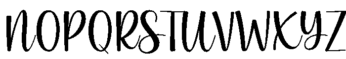 Mormon Awesome Script Font UPPERCASE