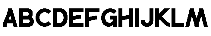 Morna Bold Regular Font UPPERCASE