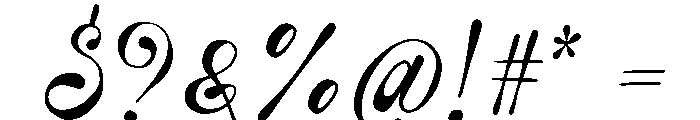 Mornelly Font OTHER CHARS
