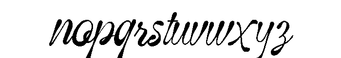 Mornelly Font LOWERCASE