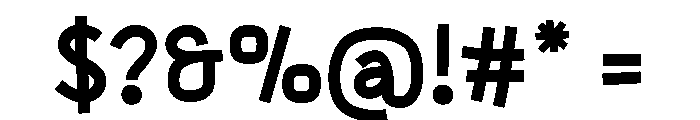 Mornilo Regular Font OTHER CHARS