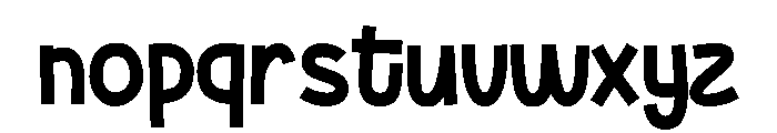Mornilo Regular Font LOWERCASE