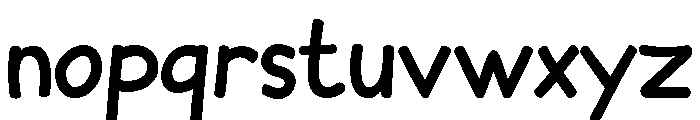 Morning Bloom Regular Font LOWERCASE