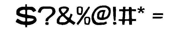 Morning Chaos Font OTHER CHARS
