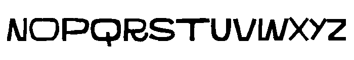 Morning Chaos Font UPPERCASE