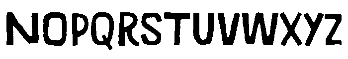 Morning Chaos Font LOWERCASE