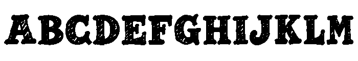 Morning Class Font UPPERCASE