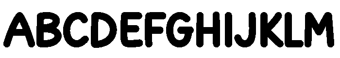 Morning Croissant Font UPPERCASE