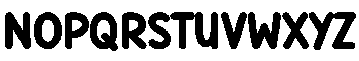 Morning Croissant Font UPPERCASE