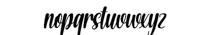 Morning Doodle Italic Font LOWERCASE