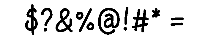 Morning Doodle Font OTHER CHARS