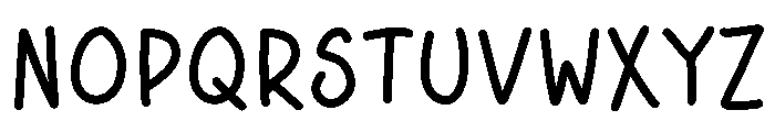 Morning Doodle Font UPPERCASE