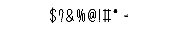 Morning Excercise Font OTHER CHARS