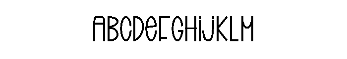 Morning Excercise Font UPPERCASE