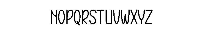 Morning Excercise Font UPPERCASE