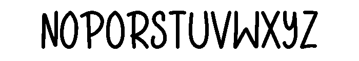 Morning Flowers Regular Font LOWERCASE