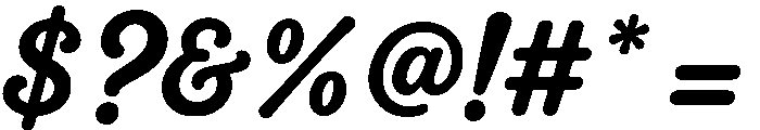 Morning Honey Regular Font OTHER CHARS