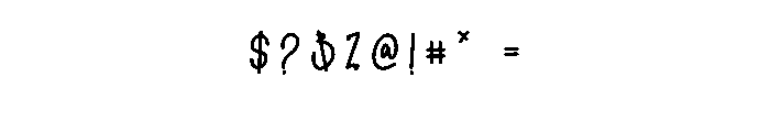 Morning Honey1 Font OTHER CHARS