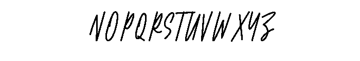 Morning Honey1 Font UPPERCASE