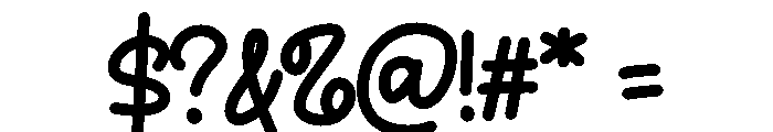 Morning Letter Font OTHER CHARS