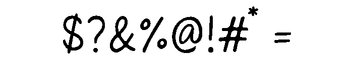 Morning Lines Font OTHER CHARS
