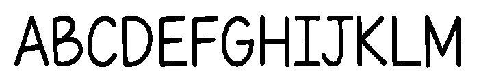 Morning Lines Font UPPERCASE