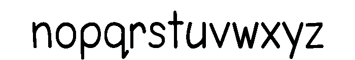 Morning Lines Font LOWERCASE