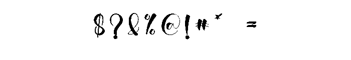 Morning Loving Font OTHER CHARS
