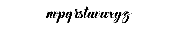 Morning Loving Font LOWERCASE
