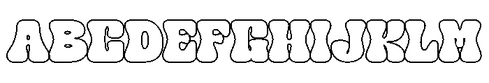 Morning Made Better Outline Regular Font UPPERCASE