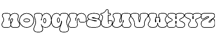 Morning Made Better Outline Regular Font LOWERCASE