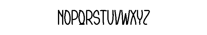 Morning Momy Font LOWERCASE