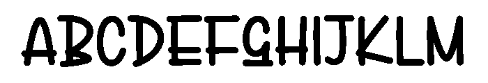 Morning Neighbours Font UPPERCASE