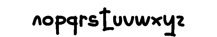 Morning Neighbours Font LOWERCASE