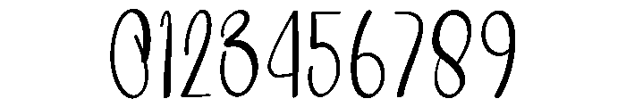 Morning Newyear Font OTHER CHARS