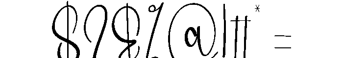 Morning Newyear Font OTHER CHARS