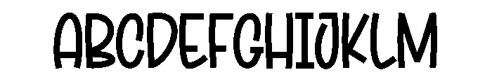 Morning Saturday Font UPPERCASE