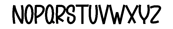 Morning Saturday Font UPPERCASE
